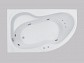 Акриловая асимметричная угловая ванна Carina 150x105cm